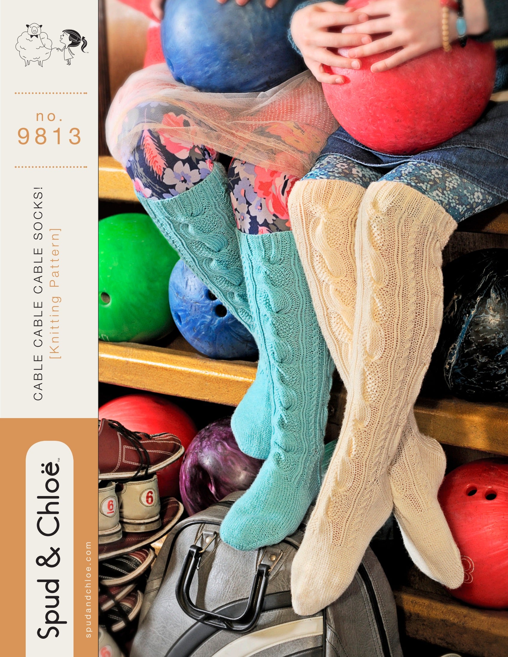Spud & Chloe by Blue Sky Fibers Cable Cable Cable Socks!