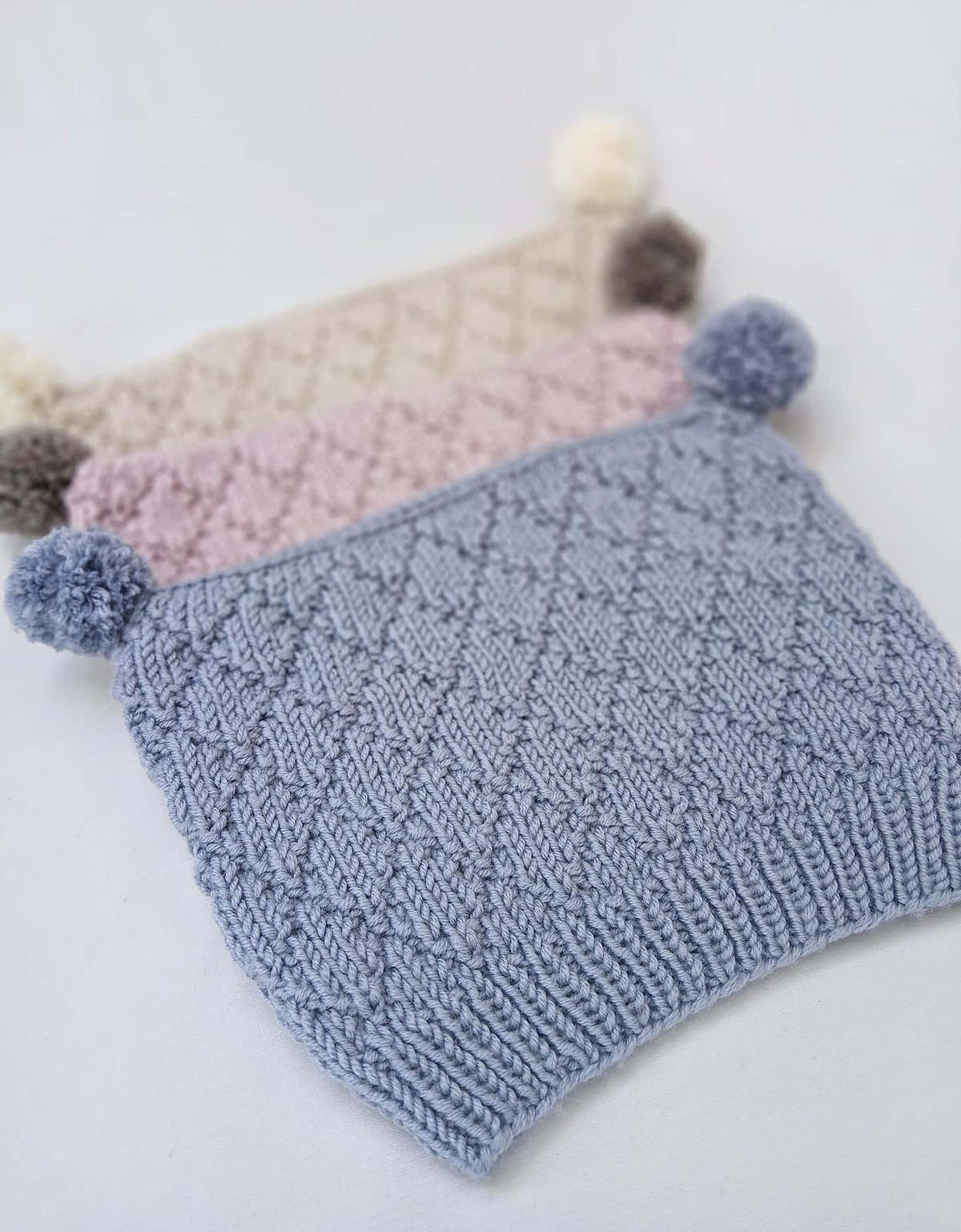 Harlequin Baby Hat