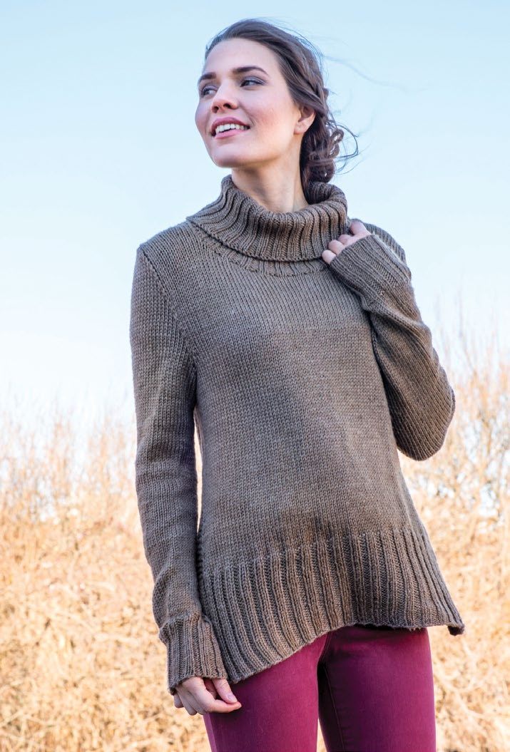 Audre Pullover Jumper Knitting Pattern