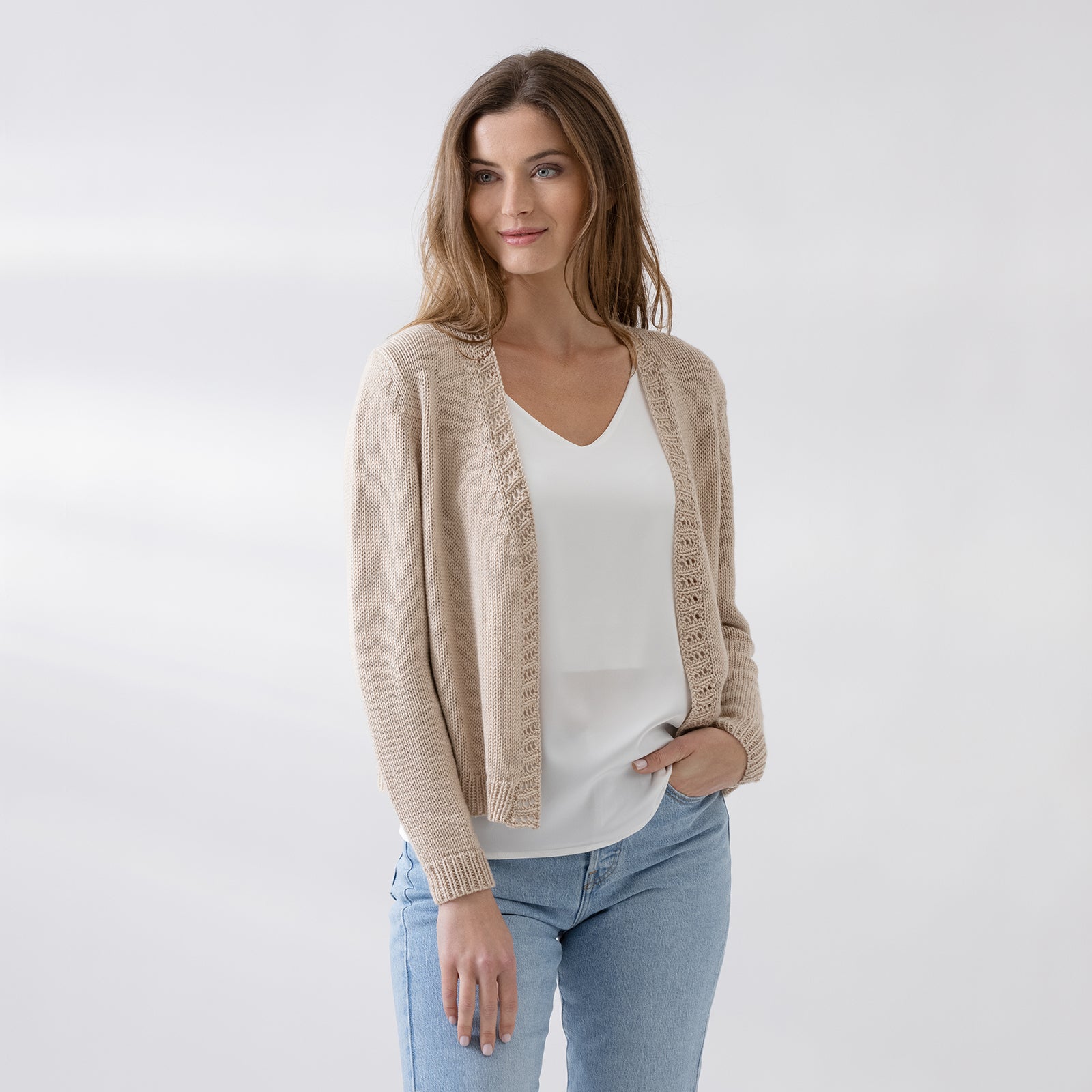 String Natalie Cardigan Knitting Pattern