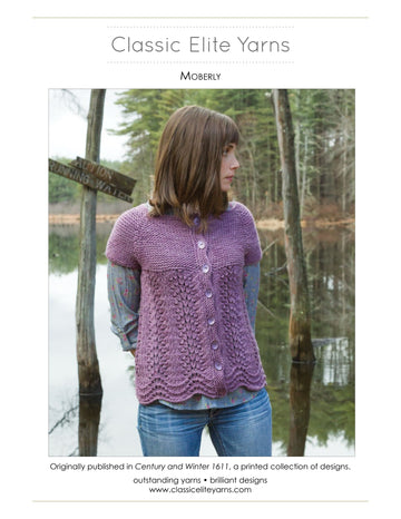 Classic Elite Yarns Moberly Cardigan Knitting Pattern