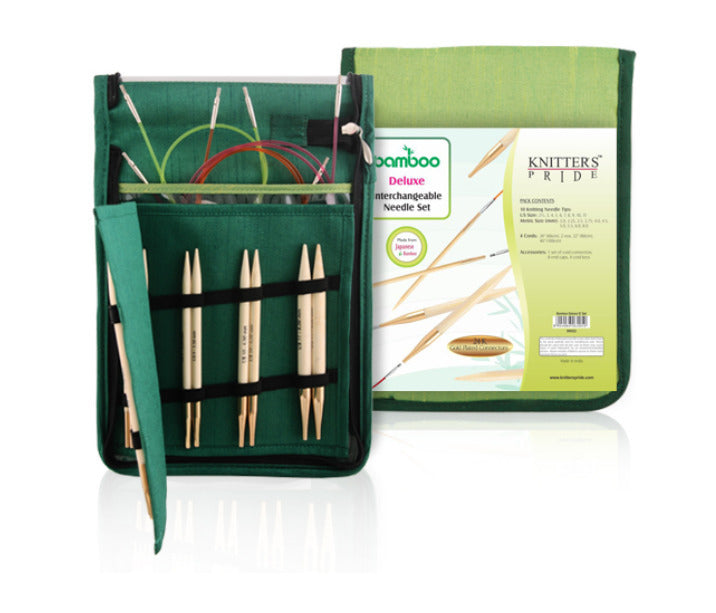 Knitter's Pride Bamboo Interchangeable Circular Deluxe Set