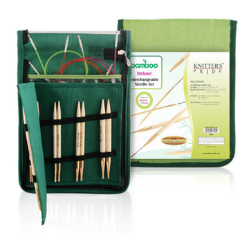 Knitter's Pride Bamboo Interchangeable Circular Deluxe Set