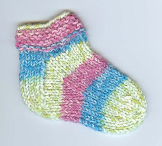 Kids Slipper Socks Knitting Pattern