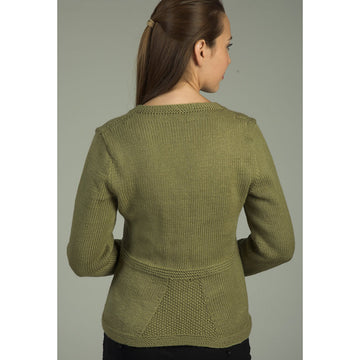 Plymouth Yarn Back Panel Seed Cardigan Knitting Pattern