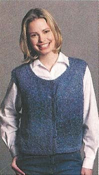 Homespun VestÃ‚ Waistcoat Knitting Pattern