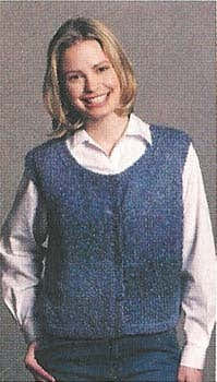 Homespun VestÃ‚ Waistcoat Knitting Pattern