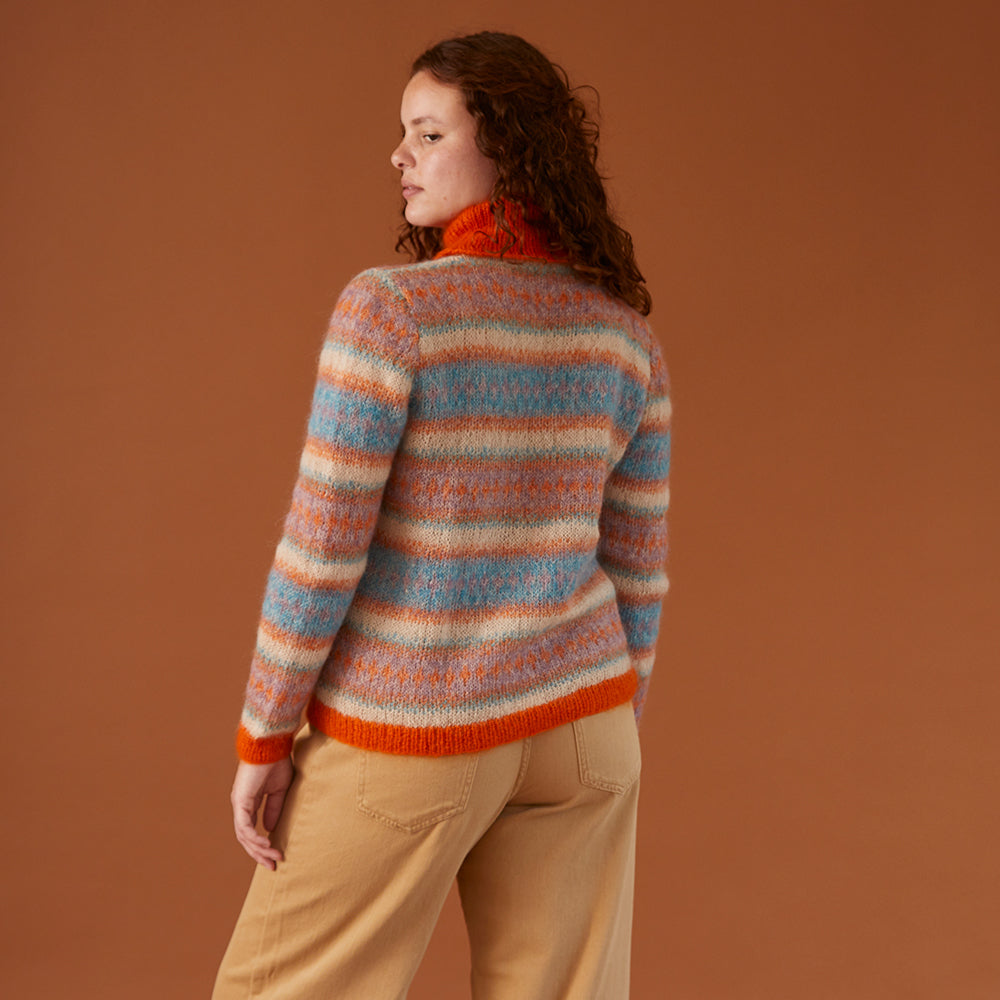 Debbie Bliss Fran Fairisle Sweater Knitting Pattern