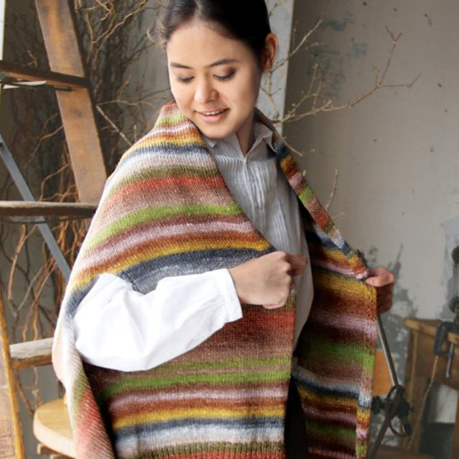 Noro Poncho Shawl Cape Knitting Pattern
