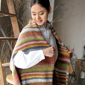 Noro Poncho Shawl Cape Knitting Pattern