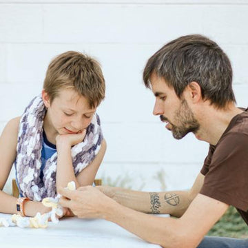 Learn to Finger Knit Cowl