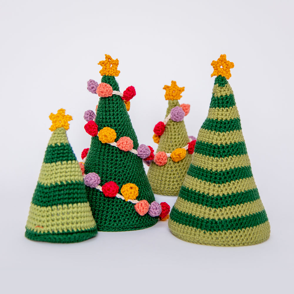 Paintbox Yarns Tis the Season Christmas Trees Crochet Pattern
