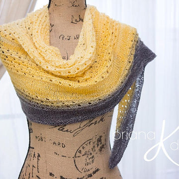 Dawn to Dusk Knit Shawl