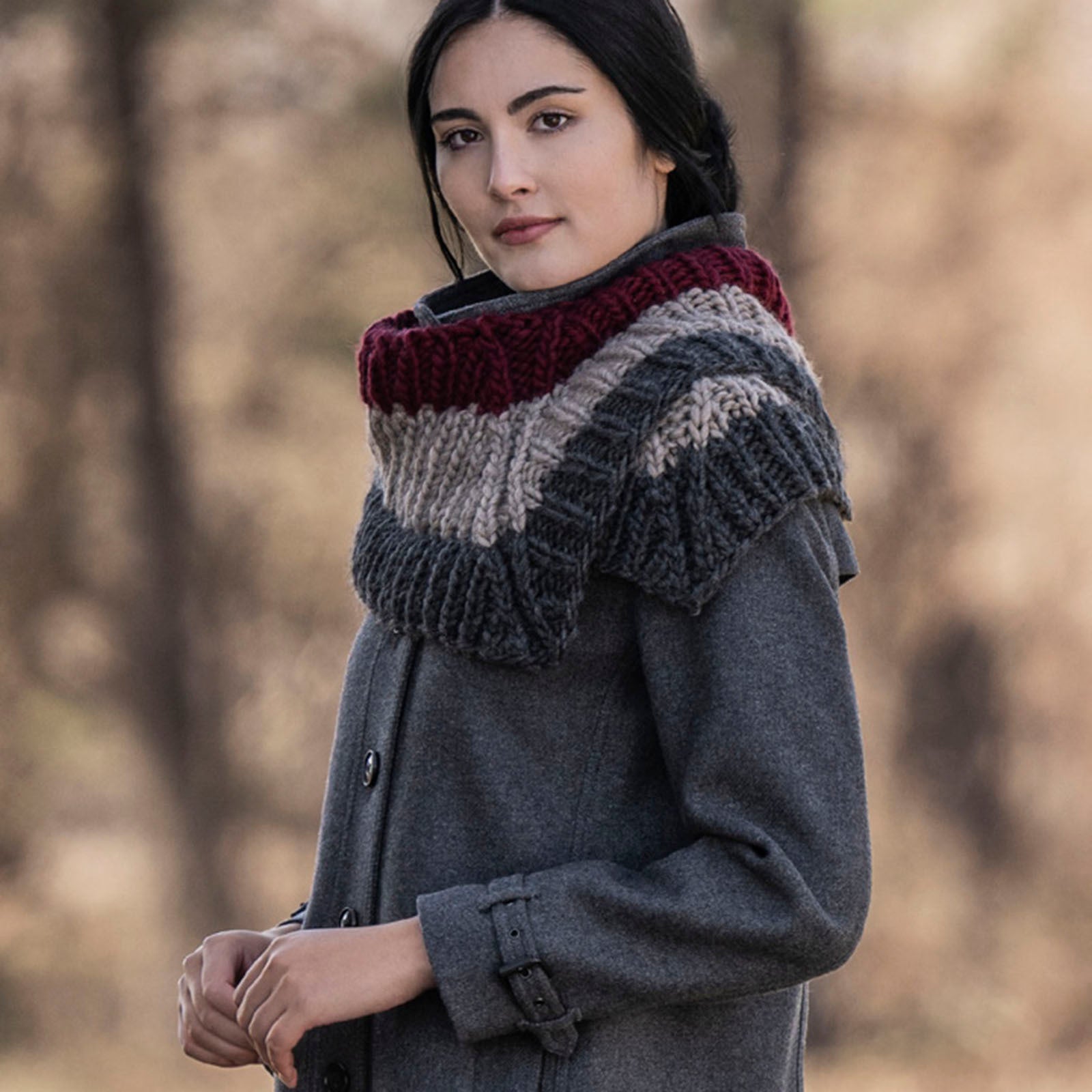 Blue Sky Fibers Fletcher Cowl Knitting Pattern