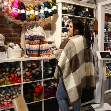 Tunisian Sampler Ruana