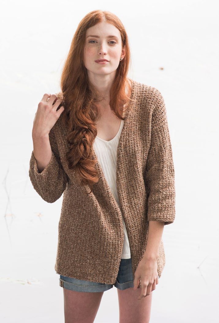 Berroco Beachrock Cardigan Knitting Pattern