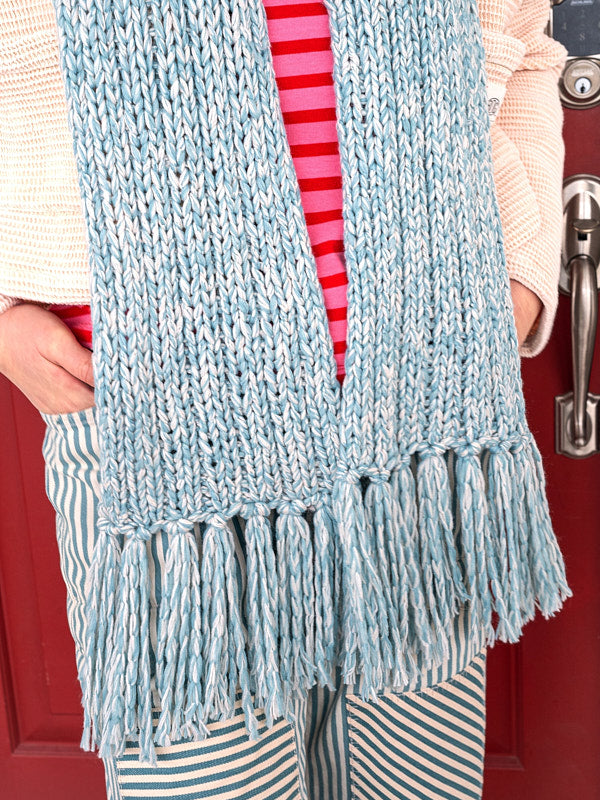 Duckie Beanie and Scarf Hat Knitting Pattern