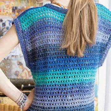 Cable Tie Vest Waistcoat Knitting Pattern