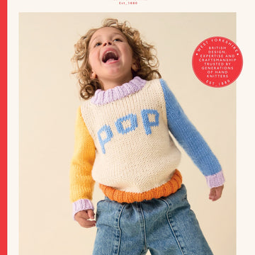 Pop It On Sweater Jumper Knitting Pattern