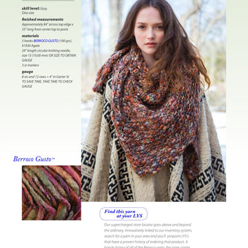 Berroco Fir Wrap Knitting Pattern