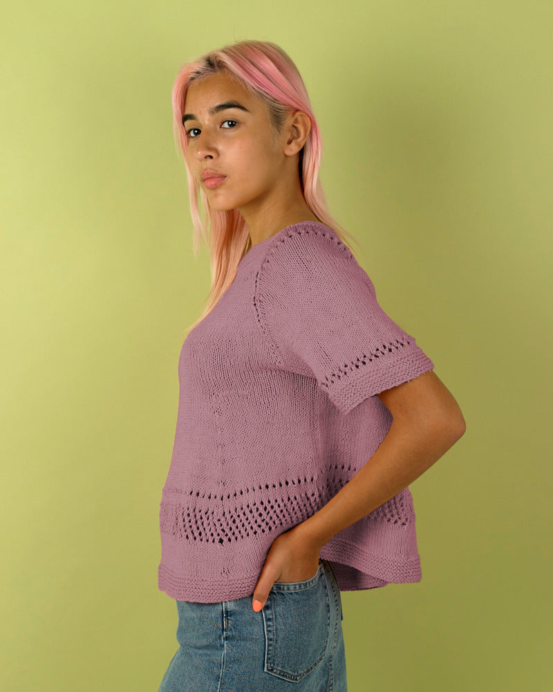 Paintbox Yarns Sweetie Swing Top Knitting Pattern