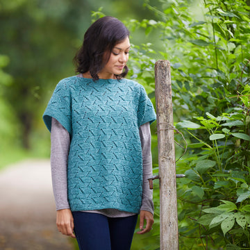 Valley Yarns Tafsut Poncho Knitting Pattern
