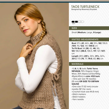 Tahki Yarns Taos Turtleneck