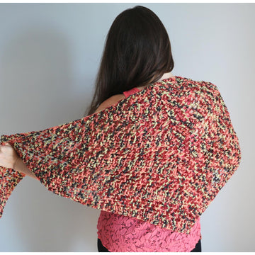 Melon Melody Hat & Shawl Set
