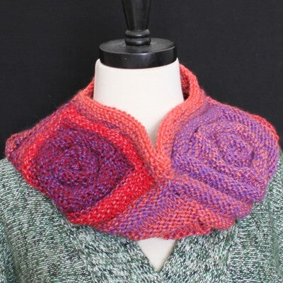 Jojoland Curly Neck Warmer Cowl Knitting Pattern