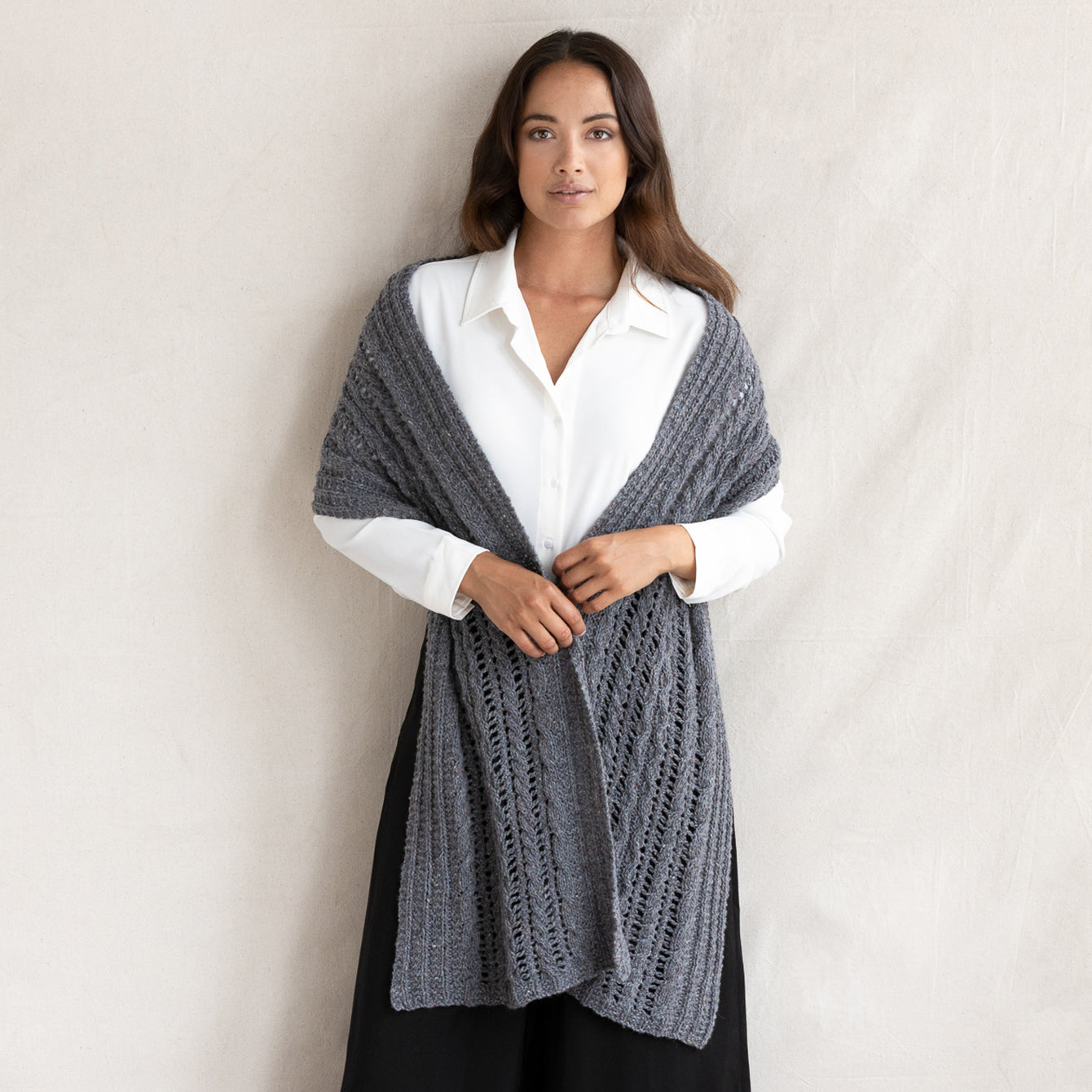 String Hazel Shawl Scarf Knitting Pattern