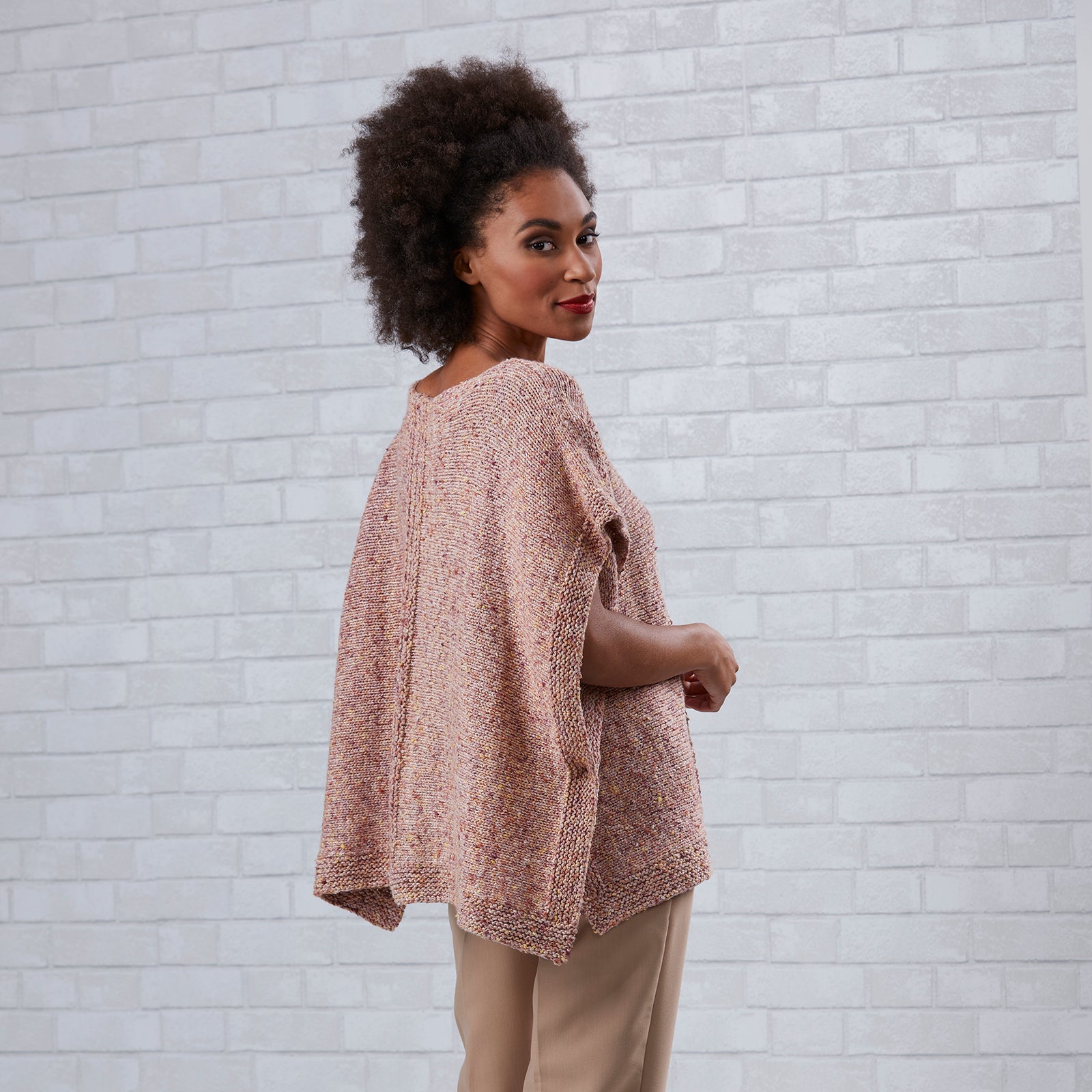 Stacy Charles Fine Yarns Maeve Poncho Cape Knitting Pattern