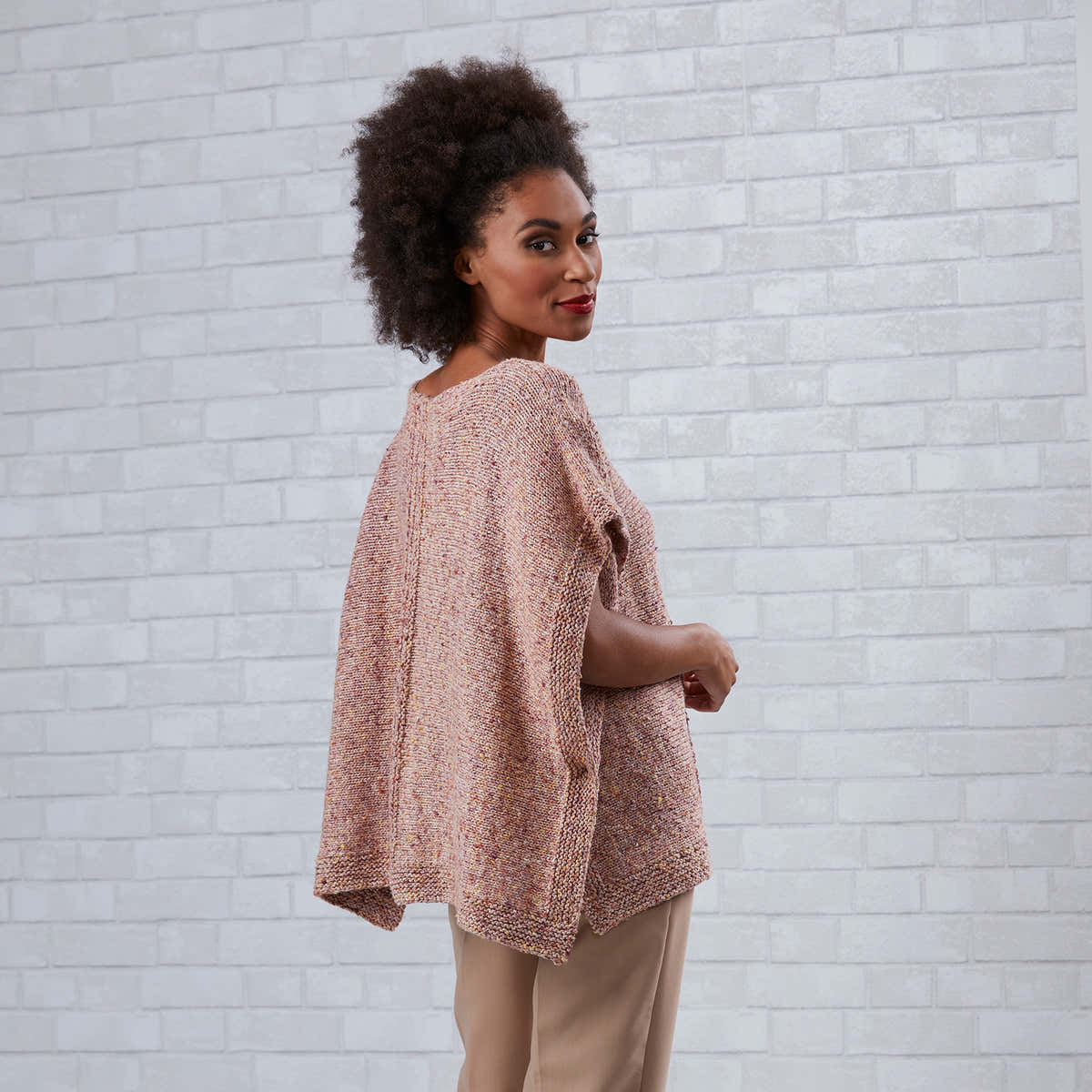 Stacy Charles Fine Yarns Maeve Poncho Cape Knitting Pattern