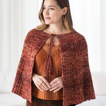 Malabrigo Poppy Cape Knitting Pattern