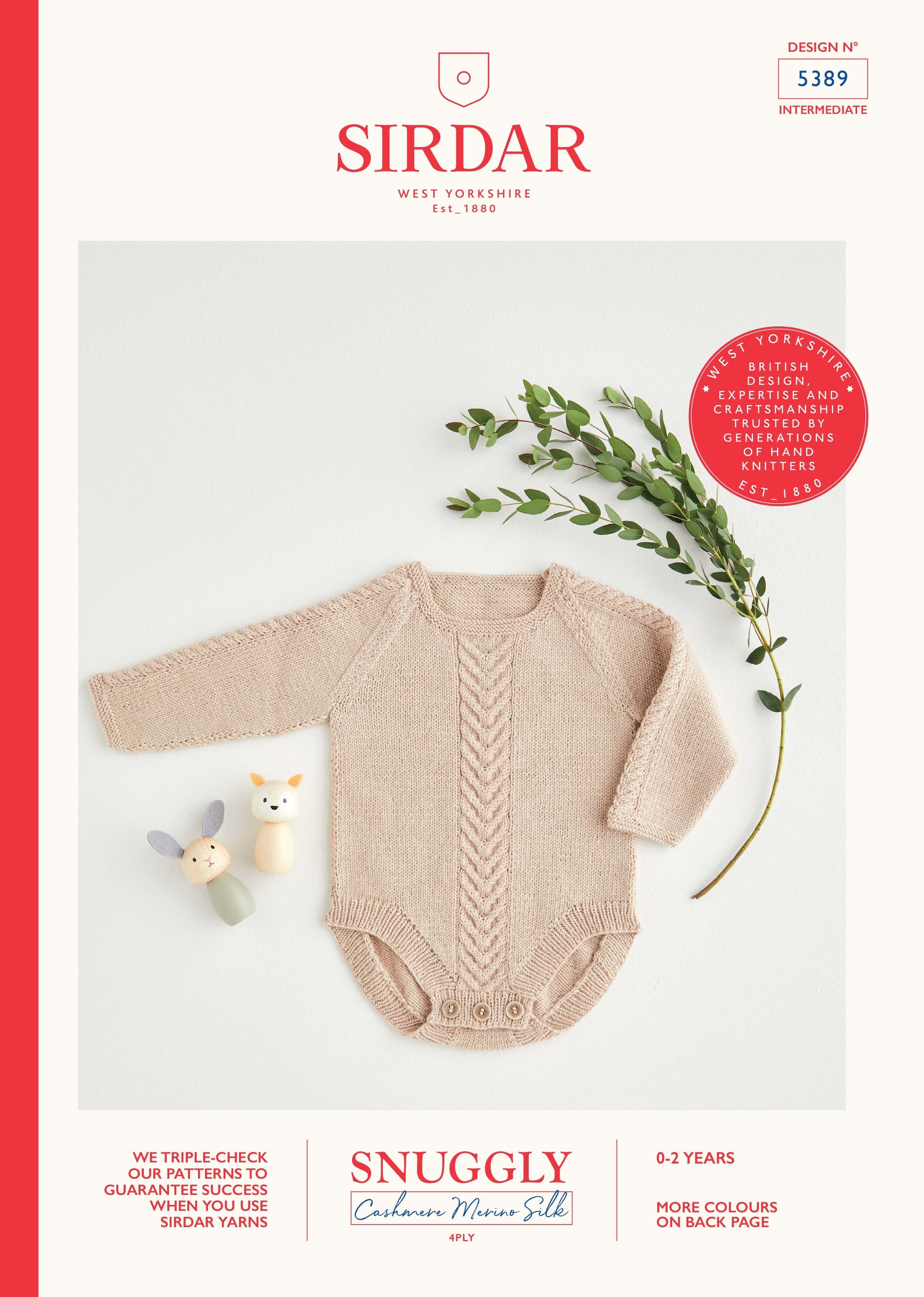 Sirdar Staghorn Romper Top Knitting Pattern