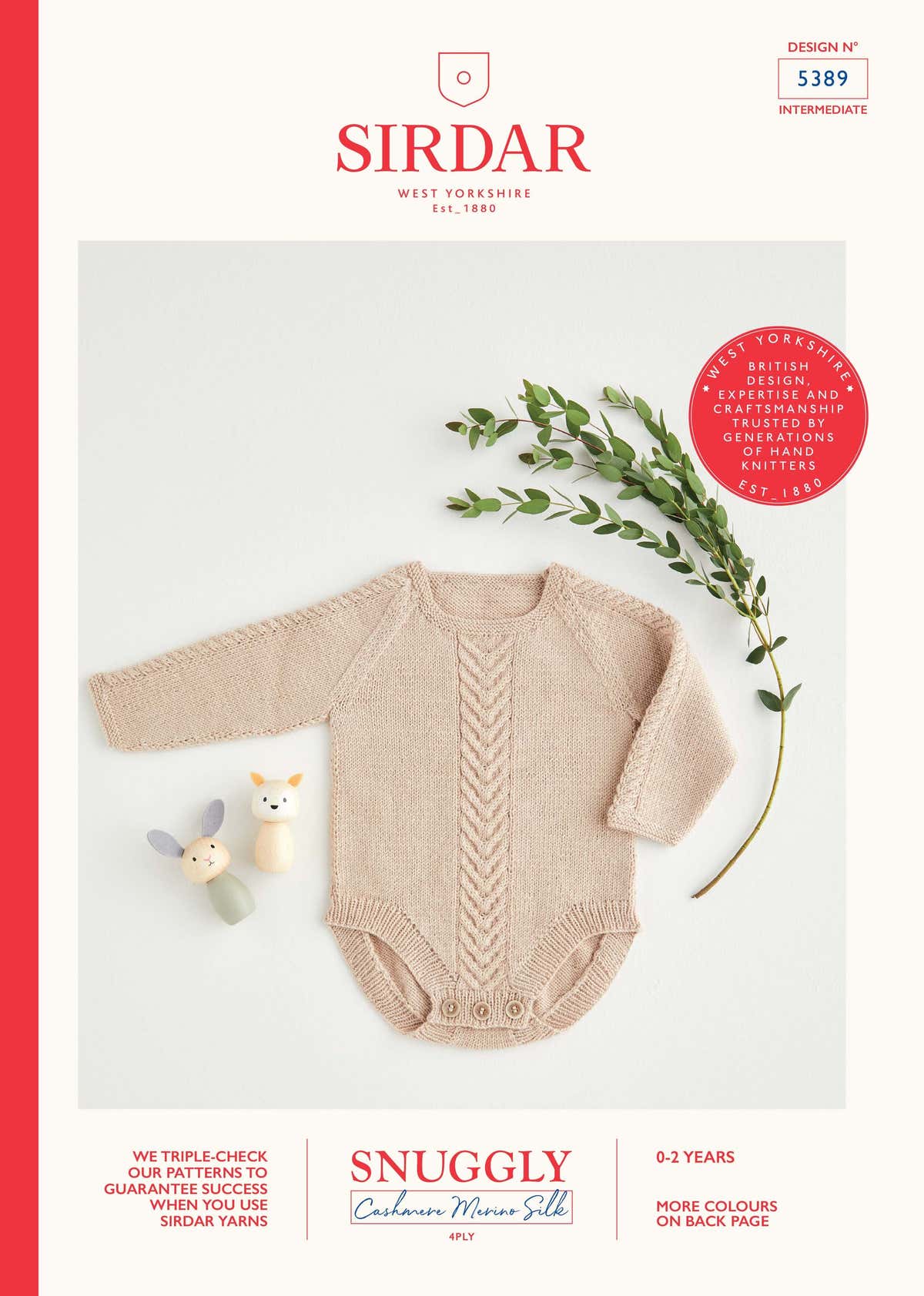 Sirdar Staghorn Romper Top Knitting Pattern
