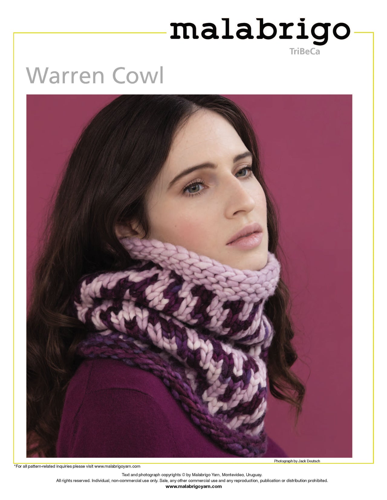 Warren Cowl Knitting Pattern