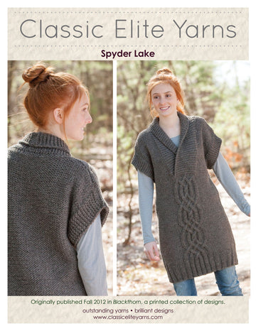 Classic Elite Yarns Spyder Lake Jumper Knitting Pattern