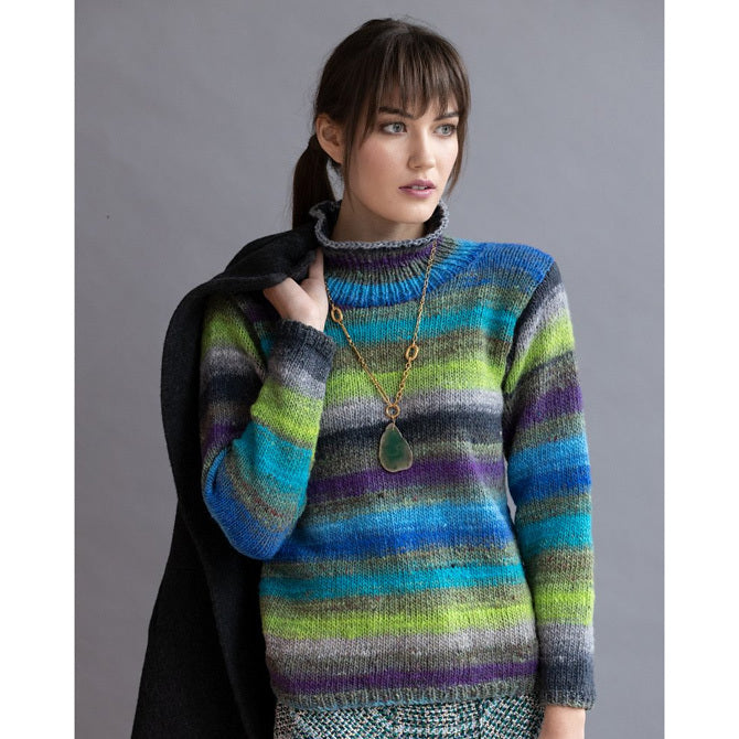 Noro 1702 Turtleneck Pullover Jumper Knitting Pattern