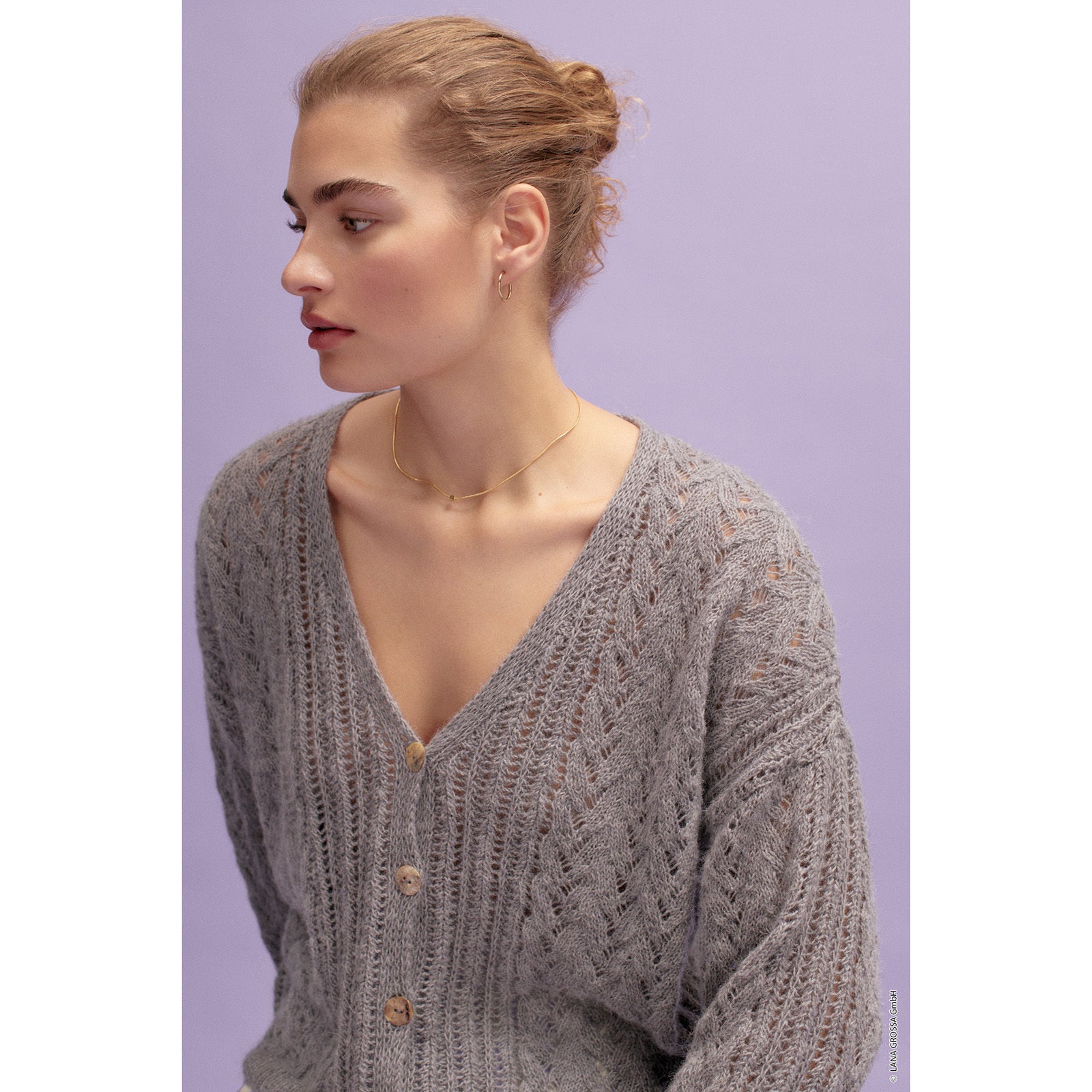 Lana Grossa 18 Jacket Cardigan Knitting Pattern