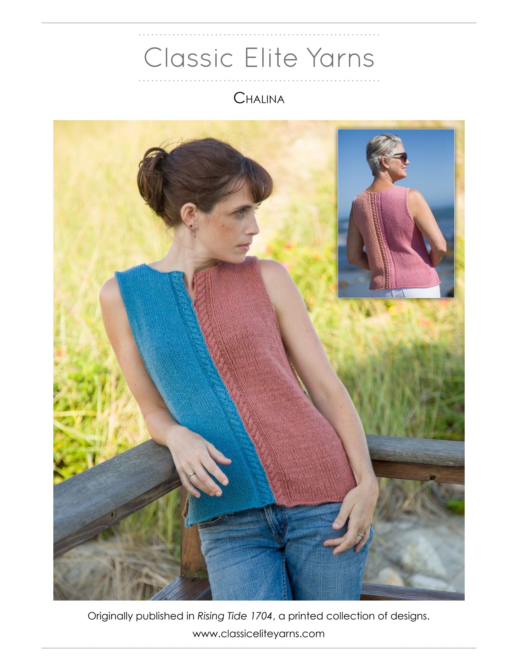 Classic Elite Yarns Chalina Jumper Knitting Pattern