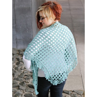 Valley Yarns 40th Anniversary Sermilik Shawl Crochet Pattern