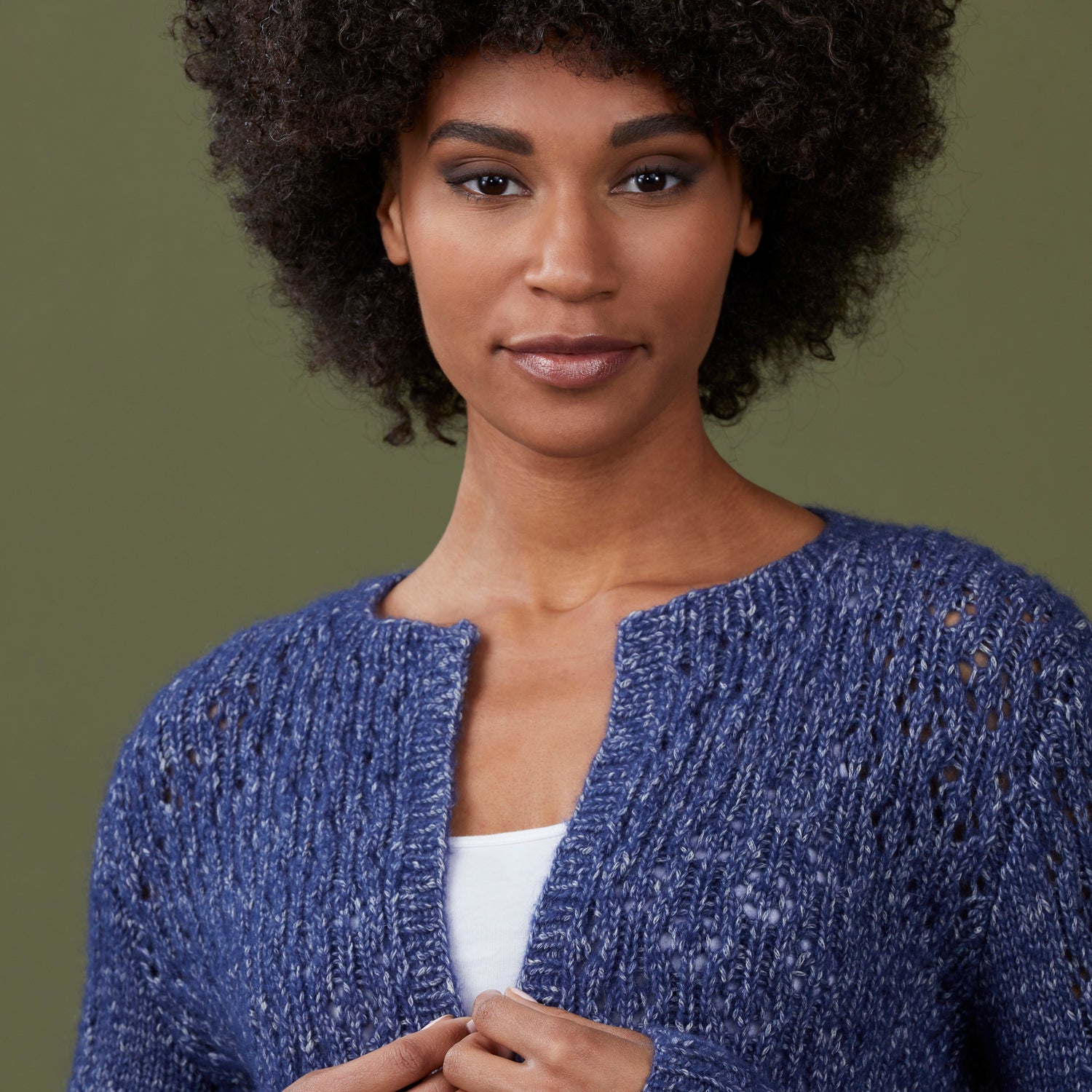 Stacy Charles Fine Yarns Reese Cardigan Knitting Pattern