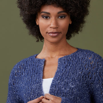 Stacy Charles Fine Yarns Reese Cardigan Knitting Pattern