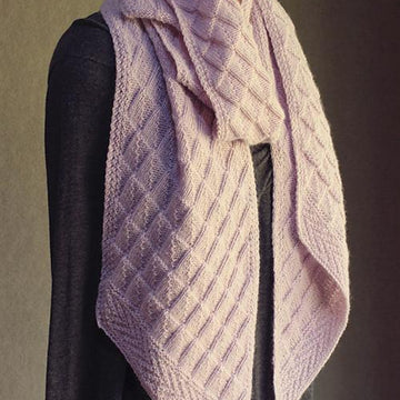Slanted Gansey scarf