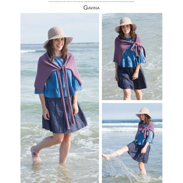 Classic Elite Yarns Gavina Wrap Knitting Pattern