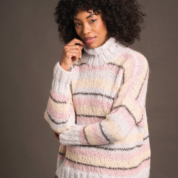 Malone In Rowan Alpaca Sparkle Jumper Knitting Pattern