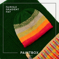 Paintbox Yarns Fairisle Gradient Hat Knitting Pattern