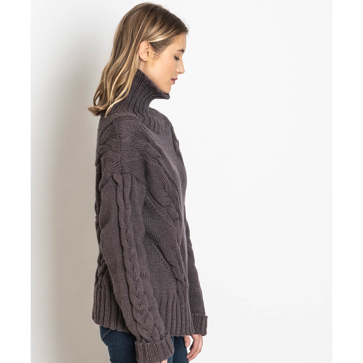 Blue Sky Fibers Solway Sweater Jumper Knitting Pattern