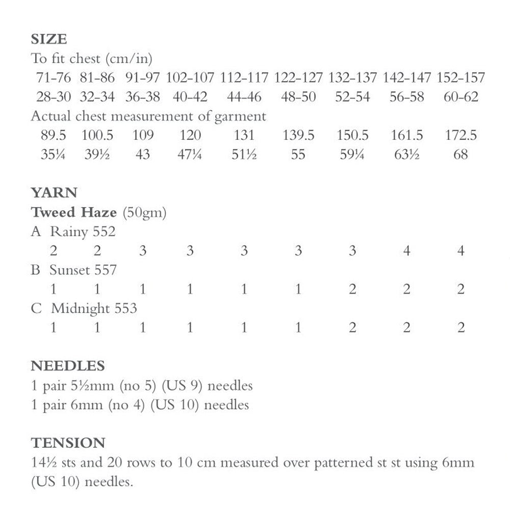 Allendale Jumper Knitting Pattern