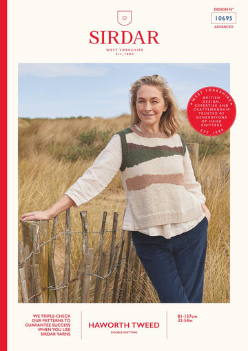 Sirdar Field Guide Tank Waistcoat Knitting Pattern